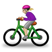 Woman Biking Emoji Samsung