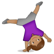 Woman Cartwheeling Emoji Samsung