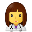 Woman Health Worker Emoji Samsung