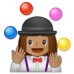 Woman Juggling Emoji Samsung