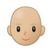 Woman Bald Emoji Samsung