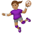 Woman Playing Handball Emoji Samsung