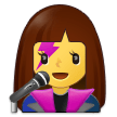 Woman Singer Emoji Samsung