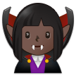 Woman Vampire Emoji Samsung