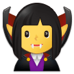 Woman Vampire Emoji Samsung