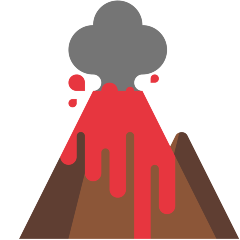 Volcano Emoji Skype