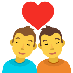 Couple With Heart Emoji Skype