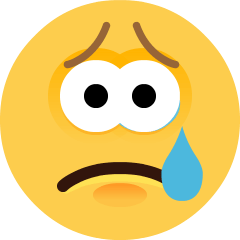 Crying Face Emoji Skype