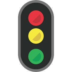 Vertical Traffic Light Emoji Skype