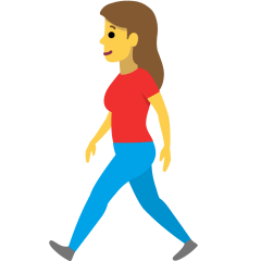 Woman Walking Emoji Skype