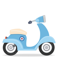 Motor Scooter Emoji Skype