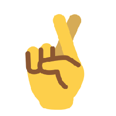 Crossed Fingers Emoji Skype
