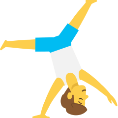 Man Cartwheeling Emoji Skype