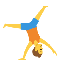 Person Cartwheeling Emoji Skype
