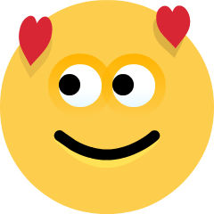 Smiling Face With Hearts Emoji Skype