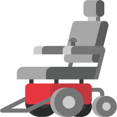 Motorized Wheelchair Emoji Skype