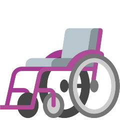 Manual Wheelchair Emoji Skype