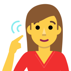 Deaf Woman Emoji Skype