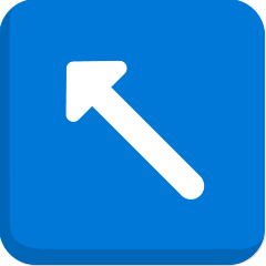 Up Left Arrow Emoji Skype