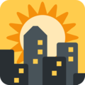 Sunset Emoji Twitter