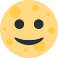 Full Moon Face Emoji Twitter