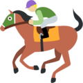Horse Racing Emoji Twitter