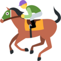 Horse Racing Emoji Twitter