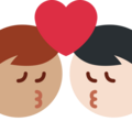 Kiss Man Man Emoji Twitter