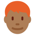 Man Red Hair Emoji Twitter