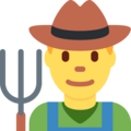 Man Farmer Emoji Twitter