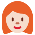 Woman Red Hair Emoji Twitter