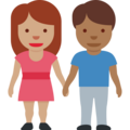 Woman And Man Holding Hands Emoji Twitter