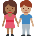 Woman And Man Holding Hands Emoji Twitter