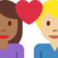 Couple With Heart Woman Man Emoji Twitter
