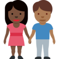 Woman And Man Holding Hands Emoji Twitter
