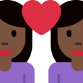Couple With Heart Woman Woman Emoji Twitter