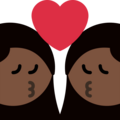 Kiss Woman Woman Emoji Twitter