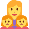 Family Woman Girl Girl Emoji Twitter