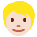 Person Blond Hair Emoji Twitter