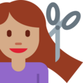 Woman Getting Haircut Emoji Twitter