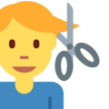 Man Getting Haircut Emoji Twitter