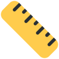 Straight Ruler Emoji Twitter