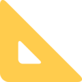 Triangular Ruler Emoji Twitter