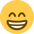 Beaming Face With Smiling Eyes Emoji Twitter