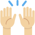 Raising Hands Emoji Twitter