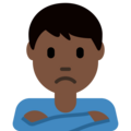 Man Pouting Emoji Twitter