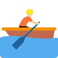 Person Rowing Boat Emoji Twitter