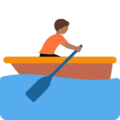 Person Rowing Boat Emoji Twitter