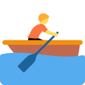 Person Rowing Boat Emoji Twitter