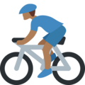 Man Biking Emoji Twitter